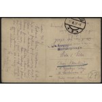 Legiony Polskie] Obsługa działa artyleryjskiego. Kartka legionisty ze szpitala wojennego w Wiedniu. Dat. 16/III. 1917
