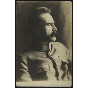 PIŁSUDSKI Józef] Komendant Józef Piłsudski w mundurze legionowym. Fot. Rembrandt Kraków, Zwierzyniecka 17
