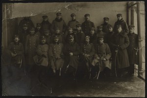Polish Positive Corps in 1917] Photograph of the commander of the Polish Positional Corps in 1917. Photo by A. Dulęba.