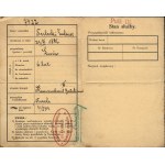 [Polish Western Legion] Military card of the Polish Western Legion for Tadeusz Terlecki, Battalion Commander, 3rd Regiment.