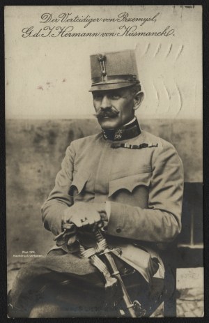 Portrait of General Hermann Kusmanek, commander of the Przemyśl Fortress. Date. 1916 r.