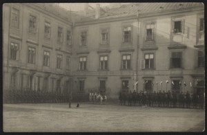 Regency Council Warsaw] Intromission of the Regency Council at the Royal Castle in Warsaw on October 27, 1917.