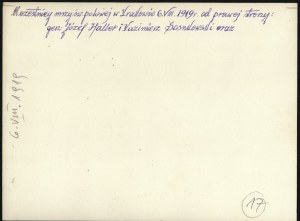General J. Haller's Blue Army] Set of 10 photographs of the Blue Army and General J. Haller from various parades and ceremonies. Kraków 1919-1925, postwar prints