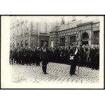 Błękitna Armia gen. Józefa Hallera] Zestaw 10 fotografii Błękitnej Armii oraz gen. J. Hallera z różnych defilad i uroczystości. Kraków 1919-1925, odbitki powojenne