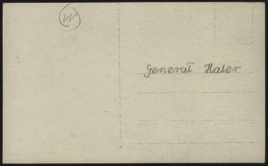HALLER Joseph Gen.] Gen. J. Haller solemnly greeted at the train station [1920?]