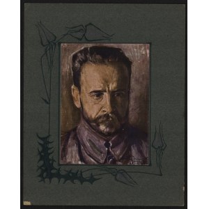 HALLER Józef gen.] Reprodukcja portretu pułkownika Józefa Hallera w mundurze Legionów Polskich. Mal. St. Janowski. Ca 1915 r.
