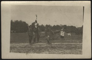 25 Regiment of Ulans of Greater Poland] Swearing in of 25 PU of Greater Poland in Pruzhany 1924.