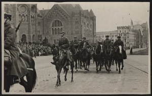 7th Horse Artillery Squadron] 7 D.A.K. during parade on Independence Day. Poznan 11. XI. 1934 r. Photo by M. Pawlak, Poznań. G. Wilda 49/3