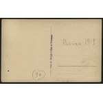 Armia Wielkopolska, Wojsko Wielkopolskie] Fotografia defilady wojskowej z 1919 roku. Fot. Greger i Ska. W Poznaniu.