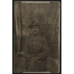 Armia Wielkopolska] Fotografia powstańca wielkopolskiego. 1919 r.