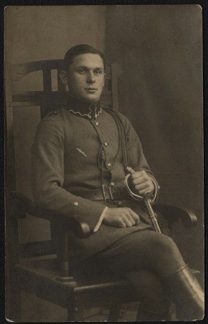 Photograph of a gendarme of Greater Poland. [1921 r.]