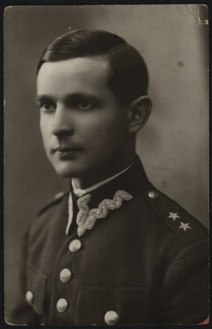 11th Horse Artillery Squadron] Portrait photograph of Capt. Jozef Horbaczewski of the 11th D. A. K. Bydgoszcz 1934.