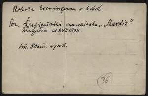 4th Horse Artillery Squadron] Lt. Wladyslaw Lubienski on the gelding 