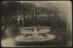 9th Heavy Artillery Regiment] Photograph of the 7th battalion of the 9th PAC. Interwar period.