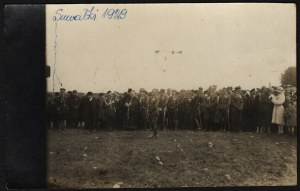 Suwałki Garrison] Photograph from an unknown military ceremony (regimental / Soldier's Day?). Suwałki 1929.