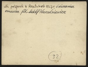 Rembertów] At the training ground in Rembertów 1927, the exercises are discussed by Col. Adolf Waraksiewicz.