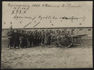 School of Artillery Reserve Cadets] Photograph from SPRA exercises in Wlodzimierz Wolynski. 14 V - 24 VI [1928?]