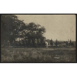 WOJNA POLSKO-BOLSZEWICKA, 8 Pułk Ułanów Księcia Józefa Poniatowskiego] Oddział konny 8 PU 1920 r.