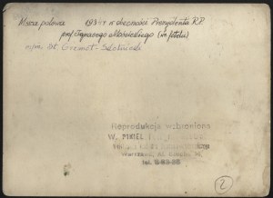 Polish Army, Generalicia] Field Mass 1934 in the presence of the President of the Republic of Poland. Prof. I. Mościcki and the Generalicia of the Polish Army/ Suwałki (?).