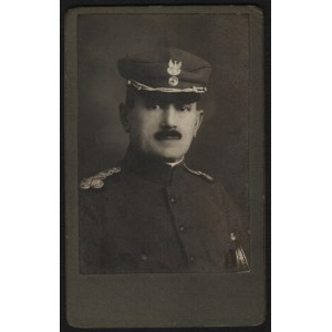 WOJSKO POLSKIE] Fotografia majora art. Sira. Okres międzywojenny.