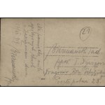WOJSKO POLSKIE] Fotografia portretowa młodego kawalerzysty podporucznika Tadeusza Biermańskiego 7/VII. 1919.