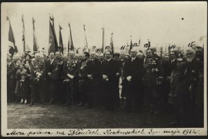 POLISH ARMY] Field Mass at the Blonie on the occasion of the 3rd of May Constitution Day. Krakow 3 May 1932.