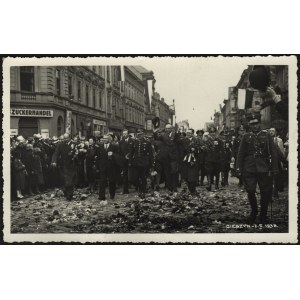 Zaolzie 1938 r.] Wkroczenie Wojska Polskiego do Cieszyna 2 X 1938.