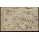 10 Pułk Artylerii Ciężkiej] Fotografia zbiorowa podoficerów rezerwy 10 P.A. C. Przemyśl 1931 [autografy]