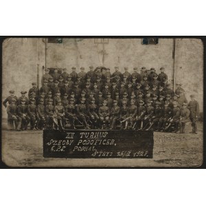 6 Pułk Strzelców Podhalańskich] XII Turnus Szkoły Podoficerskiej 6. P. S. Podhalańskich. Stryj 26/IX 1928.