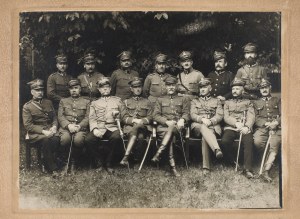 Photograph of the Staff of the General Corps Command in Krakow, later OK V Krakow. Kraków 1921.