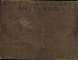 Szkoła Podoficerów Zawodowych Artylerii w Toruniu] Fotografia słuchaczy Szkoły Podoficerów Zawodowych Artylerii. Toruń 1925 [podpisy wojskowych na rewersie]