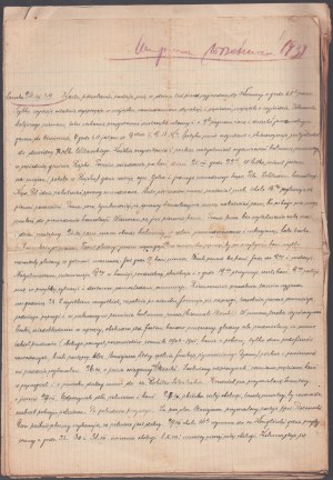 5th Horse Artillery Division] Memoir of Lieutenant Jan Adamczyk of the 5th DAK describing the circumstances of mobilization in August 1939 and the fate of the unit during the September 1939 campaign.