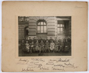 HALLER Józef gen.] Kurs wyższych dowódców artylerii. Warszawa, luty-marzec 1925 r. Autograf gen. J. Hallera, gen. A. Kowalewskiego