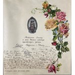 KORPUS OCHRONY POGRANICZA] Tableau imieninowe dla dowódcy KOP gen. Jana Kazimierza Kruszewskiego. Ludwipol, 24 czerwca 1933 r.