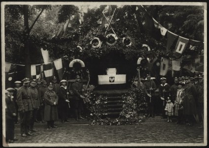 MARYNARKA WOJENNA] Ołtarz polowy Flotylli Pińskiej z ok. 1928 r.