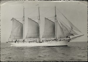 Navy] ORP Iskra - sailing ship. 1939 r.