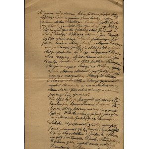 CHOŁODECKI-BIAŁYNIA Józef] Fragment rękopisu Józefa Białyni-Chołodeckiego do wydawnictwa Z minionej doby. Kilka wspomnień na tle zapisków prywatnych. Odbitka z rocznika Zdrowie [Lwów, nie po 1903]