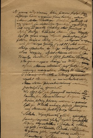 CHOŁODECKI-BIAŁYNIA Józef] Excerpt from the manuscript of Jozef Bialyn-Cholodecki for the publication 