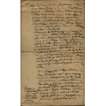 CHOŁODECKI-BIAŁYNIA Józef] Fragment rękopisu Józefa Białyni-Chołodeckiego do wydawnictwa Z minionej doby. Kilka wspomnień na tle zapisków prywatnych. Odbitka z rocznika Zdrowie [Lwów, nie po 1903]
