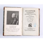 CZASOPISM NAUKOWY Księgozbioru Publicznego, Imienia Ossolińskich. Rok Trzeci 1830. Zeszyt Pierwszy [oraz] Zeszyt Wtóry. Lwów 1830. Wyciśnięto Krotłami J. Schnaydera [Biblioteka Zamku w Lesku hr. Krasickich]