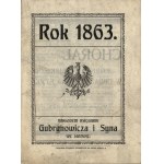 GAWROŃSKI Fr[anciszek] Rawita - Walka o wolność w roku 1863. Lwów 1913. Nakł. Komitetu 1863-1913.