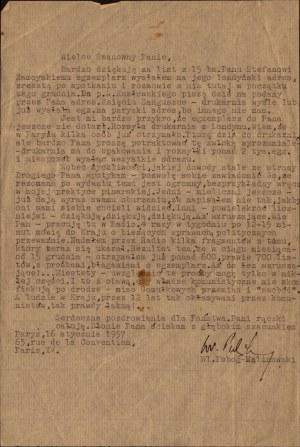 POBÓG MALINOWSKI Władysław - Polemic against the censored edition of Jozef Beck's 