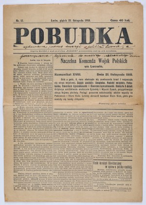 Battle for Lviv] Wake-up call. Lviv, November 22, 1918. No. 17.
