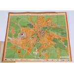 HORBAY Plan of Lviv with a guide. New Advertisement. Lviv 1935.