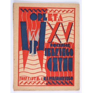 Orlęta. 11 listopada 1933. Nr. 1. Rok. VII. [oryg. drzeworyt B. Heybowicza z przedstawieniem Marszałka Józefa Piłsudskiego]