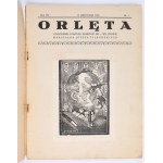 Orlęta. 11 listopada 1933. Nr. 1. Rok. VII. [oryg. drzeworyt B. Heybowicza z przedstawieniem Marszałka Józefa Piłsudskiego]