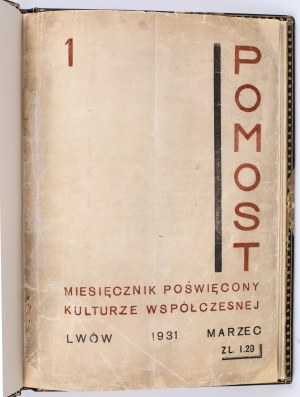 Bridge. Monthly magazine devoted to modern culture. No. 1. Lviv 1931 March.