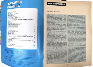 Semper Fidelis. Monthly magazine of the Lviv Lovers Society. Set of 16 issues from 1989-1993. Wrocław 1989.