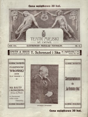 Lviv City Theater. Illustrated Theatrical Review. No. 30. year. 1912.