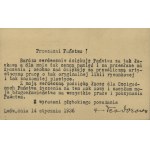 TEODOROWICZ Józef Abp] Zestaw druków ulotnych i pamiątek związanych z postacią abpa Józefa Teodorowicza. Lwów [do 1938 r.]